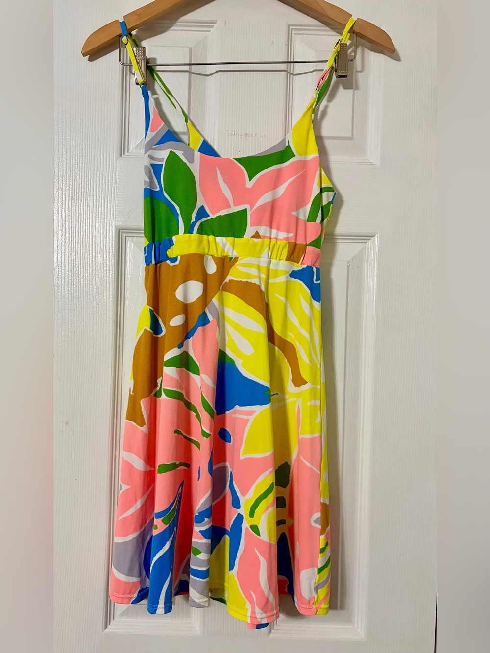 Maaji Girls Size 16 Colorful Abstract Print Swim Cover Up Dress - Picture 4 of 8